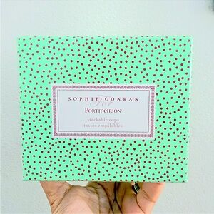 Portmeirion X Sophie Conran White Stackable Porcelain Cups